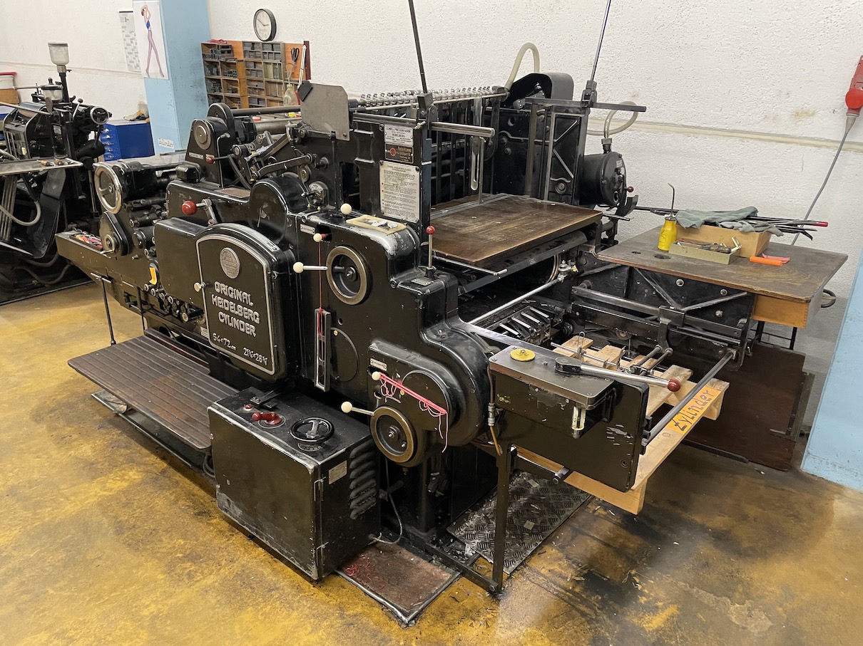 Heidelberg Cylinder S 54 x 72 cm