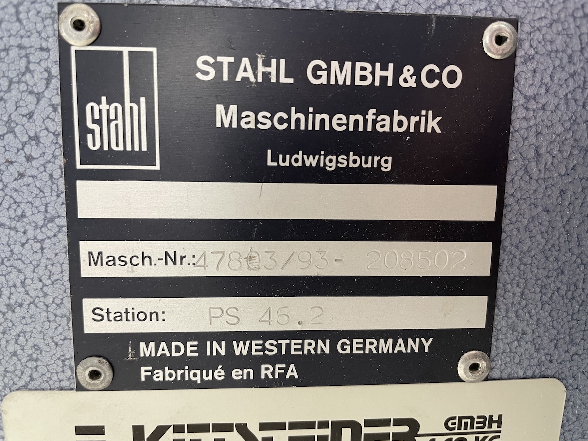 Stahl PS 46.2 Pressing Delivery