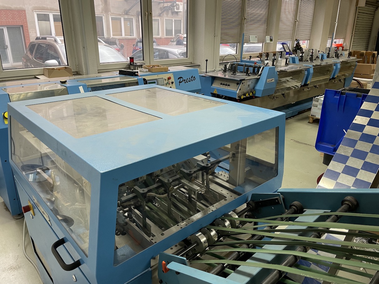 Müller Martini Presto with 7 Feeder